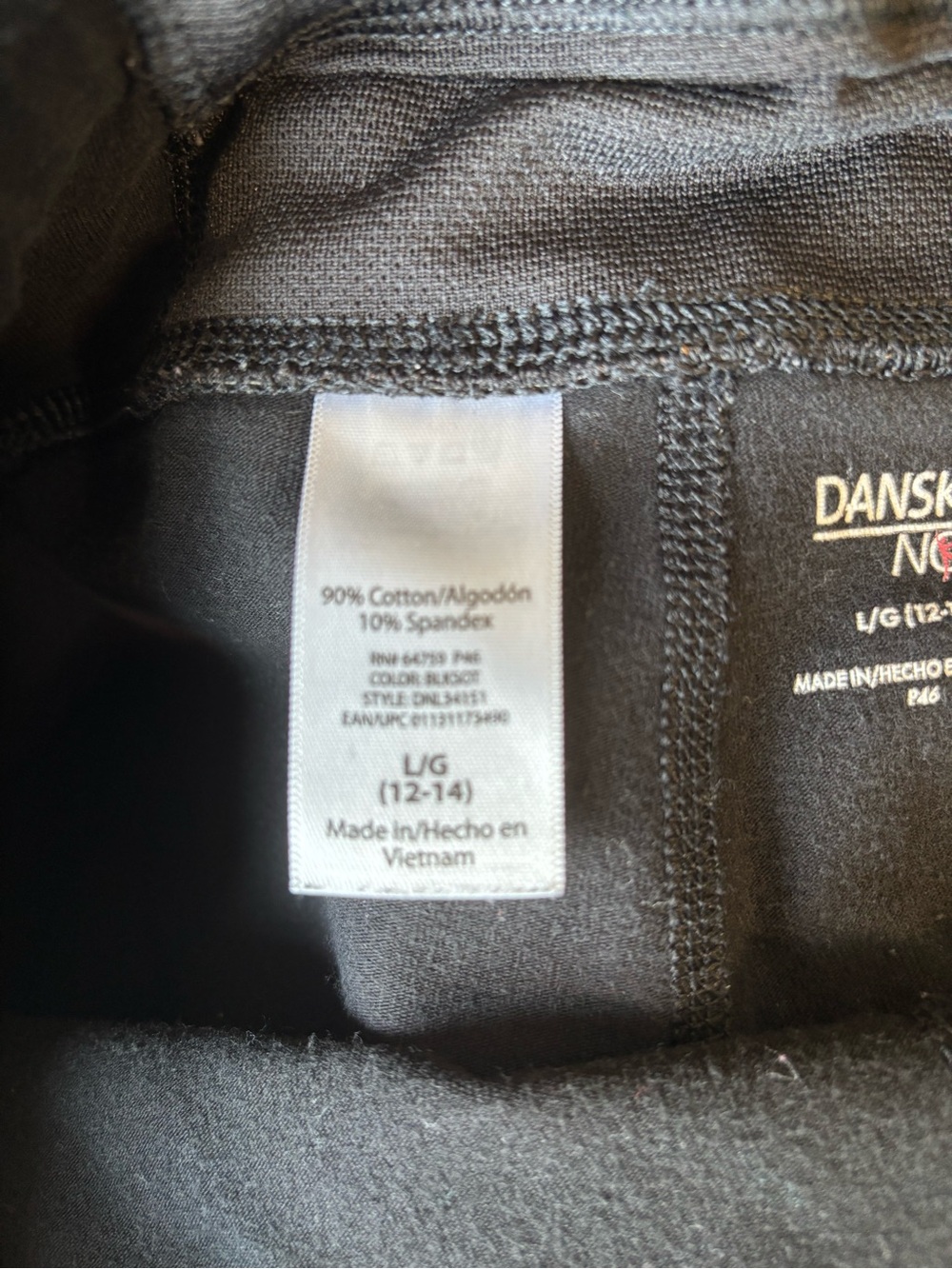 Danskin Now Black Wide-Leg Comfort Waist Leggings - Picture 8 of 10